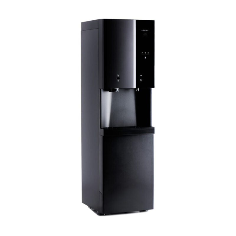 Combination water and ice machine, side view